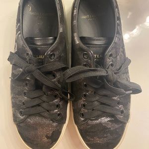SAINT LAURENT PLATFORM SNEAKERS